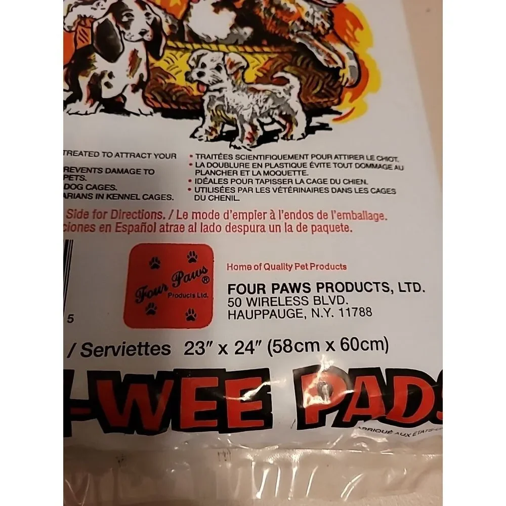 Puppy‎ Housebreaking Pads Or Wee-wee Pads. 7 Pads. 23 X 24 In
